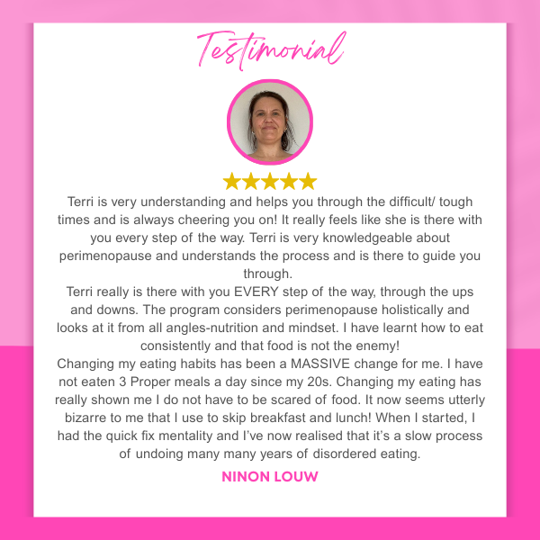Testimonial - Terri Batsakis